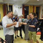 29.2017-07-01  29. 2017-07-01 Utdelningav vätskeersättning i ungersk scoutlokal vi sov i